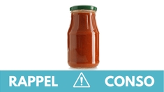 Rappel produit : attention à cette sauce tomate en bocal