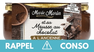 Rappel produit : ne consommez pas ces mousses au chocolat contaminées