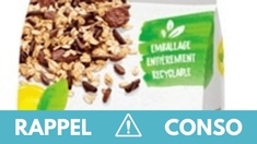 Rappel produit : attention à ce muesli avoine chocolat