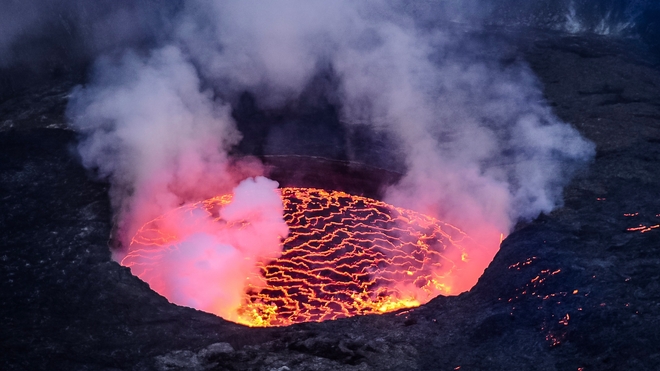 Le volcan Nyiragongo est entré en éruption samedi, provoquant la panique à Goma (Image d'illustration)
