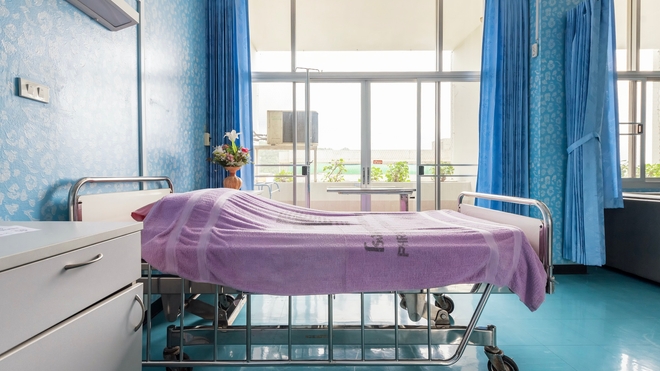 Chambre d'hôpital (Image d'illustration)