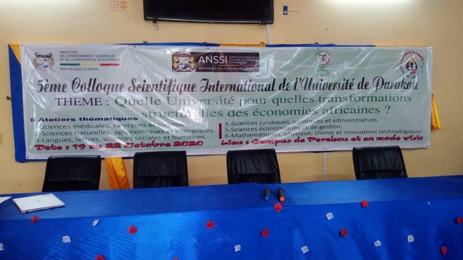 Le Colloque Scientifque de l'Université de Parakou s'adapte à l'heure de la Covid-19