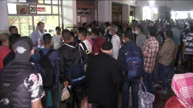 A Casablanca, la gare Ouled Ziane a été littéralement prise d'assaut