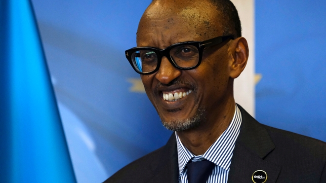 Paul Kagamé, lors des Journées européennes de développement en 2019, à Bruxelles