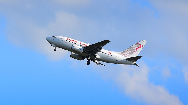 Un avion de Tunisair devrait rapatrier certains étudiants bloqués en France (photo d'illustration)