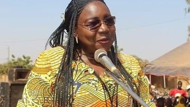 La ministre de la Santé du Burkina Faso, la professeure Claudine Lougué