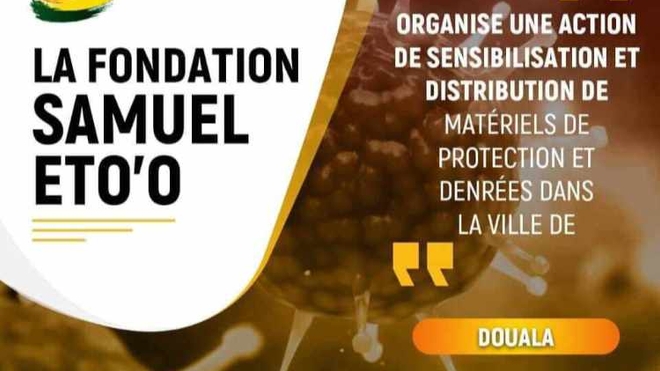 Cameroun : La Fondation Samuel Eto’o engage la bataille contre le coronavirus