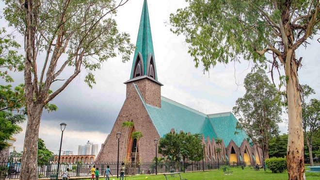 Basilique Sainte Anne dans le centre-ville de Brazzaville, République du Congo (Illustration)