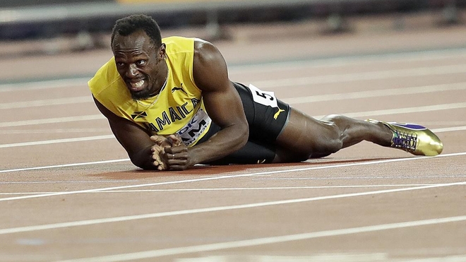 Même le célèbre Usain Bolt a déjà été victime d'un claquage
