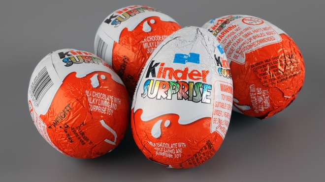 Les Kinder Suprise font partie des chocolats incriminés 