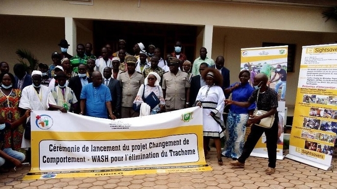 Lancement du projet d'élimination du trachome 
