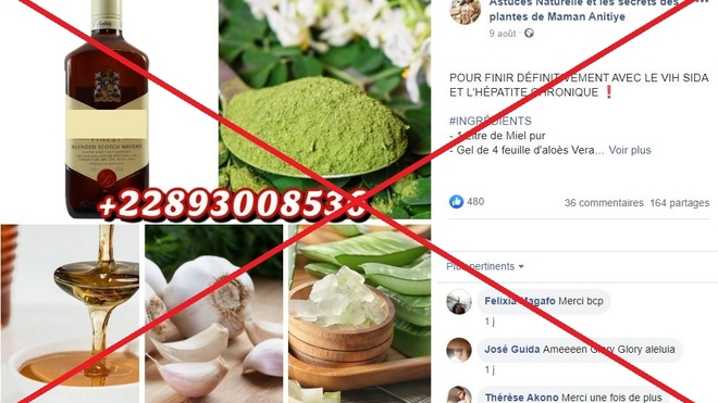 Non, cette potion à base de miel ne soigne pas le VIH et l'hépatite