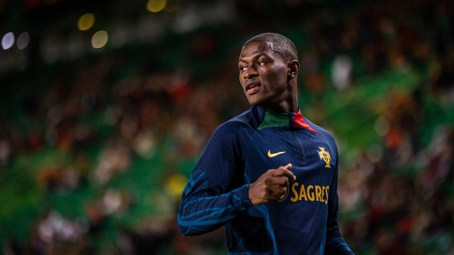 Nuno Mendes lors d'un match amical opposant le Portugal au Nigéria, en novembre dernier