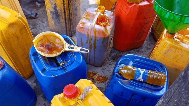 La région des Oil Rivers, dans l'actuel delta du Niger, est le centre du commerce de l'huile de palme en Afrique subsaharienne