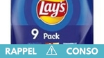 Des paquets de chips Lay's rappelés dans toute la France