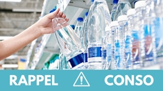Attention à ne pas boire cette eau contaminée vendue chez Auchan