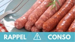 Salmonelles : de nombreuses merguez et saucisses font l'objet d'un rappel