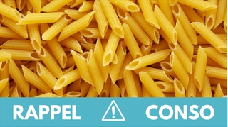 Pâtes : des paquets de penne rappelés dans toute la France