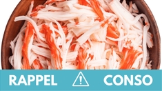 Rappel produit : ne consommez pas ce surimi