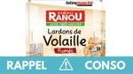 Ces lardons de volaille sont rappelés dans toute la France