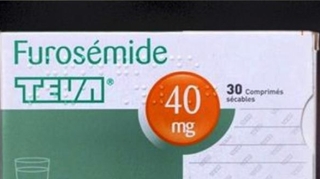 Rappel de lots du diurétique Furosémide TEVA 40 mg