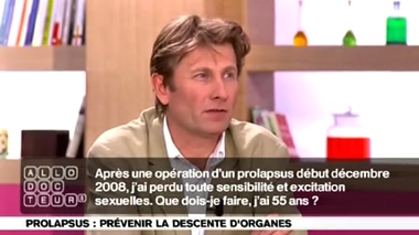 Prolapsus : quelle sexualité après l'opération ?