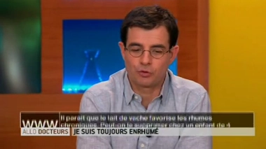 Le lait de vache favorise-t-il les rhumes chroniques ?