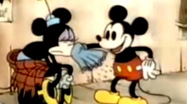 Image extraite du dessin animé ''The Klondike Kid'' (1932) - © Walt Disney productions