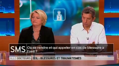 Où se rendre et qui appeler en cas de blessure à l'œil ?