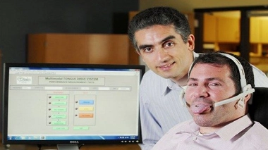 Un piercing dans la langue pour commander son fauteuil roulant