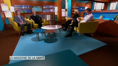 Les professeurs Alain Carpentier et Christian Latrémouille étaient sur le plateau du Magazine de la santé le 6 janvier 2014.