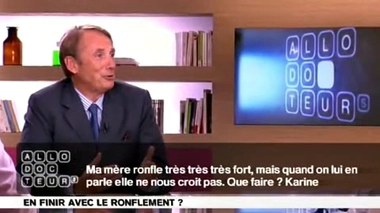 Ronflement : le rôle des proches