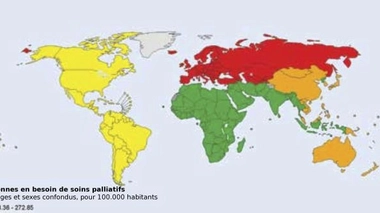 Neuf personnes sur dix n'ont pas accès aux soins palliatifs dans le monde (source : OMS)