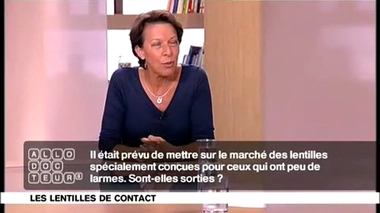 Lentilles de contact : moins de larmes ?