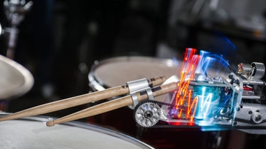 Une prothèse sur mesure pour un batteur amputé