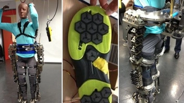 Un exosquelette pour donner le coup d'envoi du Mondial de football 2014  ! (Crédits photos : Miguel Nicolelis)