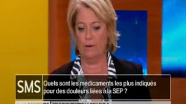 Quels sont les médicaments indiqués pour des douleurs liées à la SEP ?