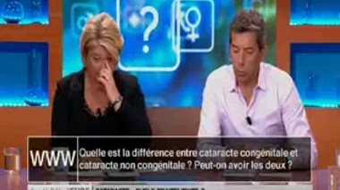 Quelle différence entre cataracte congénitale et cataracte non congénitale ?