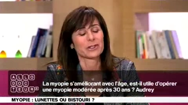 Myopie : ça s'arrange vraiment avec l'âge ?