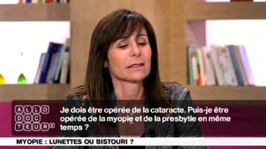 Peut-on traiter en même temps cataracte, myopie et presbytie ?