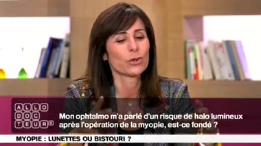 Après l'opération de la myopie, un halo lumineux ?