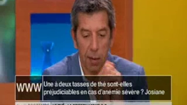 Le thé est-il déconseillé en cas d'anémie sévère ?