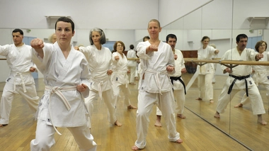 Ce n'est pas parce qu'ils sont malades que ces élèves font du sport à moindre effort. (crédits : CAMI)