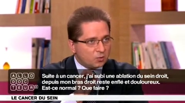 Cancer du sein : ablation et douleur au bras