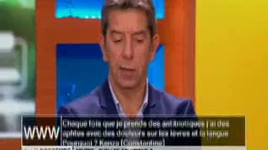 Pourquoi a-t-on des aphtes lors d'un traitement antibiotique ?