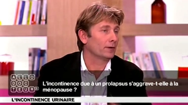 Incontinence urinaire : prolapsus et ménopause