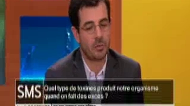 Quel type de toxines produit notre organisme lors des excès des fêtes ?