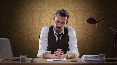 ''A bientôt'', vous promet le charmant Anastase... (vignette extraite du court-métrage ''Anastase, le tour de magie'', réalisé par le studio RJ41)