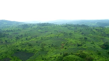 Les collines de la province congolaise du Katanga
