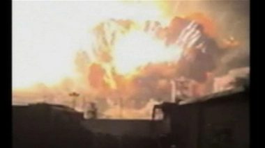 Image amateur de l'explosion du 12 août 2015